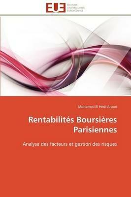 Rentabilit s Boursi res Parisiennes - Arouri-M - cover