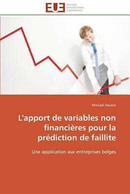 L'Apport de Variables Non Financi res Pour La Pr diction de Faillite - Daubie-M - cover