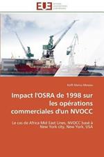 Impact l'Osra de 1998 Sur Les Op rations Commerciales d'Un Nvocc