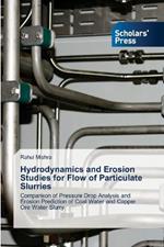 Hydrodynamics and Erosion Studies for Flow of Particulate Slurries