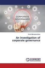 An investigation of corporate governance
