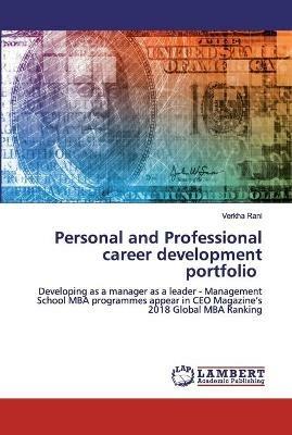 Personal and Professional career development portfolio - Verkha Rani - cover