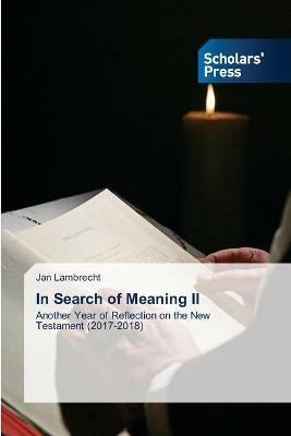 In Search of Meaning II - Jan Lambrecht - cover