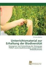 Unterrichtsmaterial zur Erhaltung der Biodiversitat