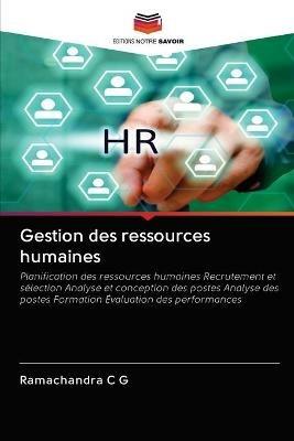 Gestion des ressources humaines - Ramachandra C G - cover