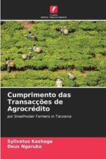 Cumprimento das Transacções de Agrocrédito