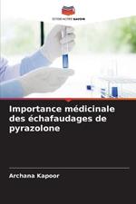 Importance medicinale des echafaudages de pyrazolone