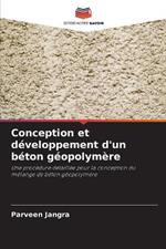 Conception et developpement d'un beton geopolymere