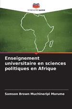 Enseignement universitaire en sciences politiques en Afrique
