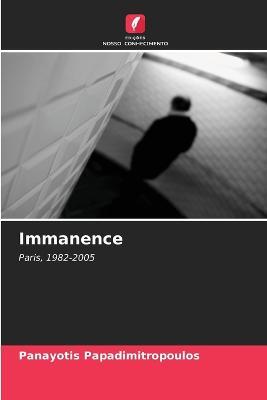 Immanence - Panayotis Papadimitropoulos - cover