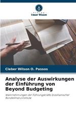 Analyse der Auswirkungen der Einfuhrung von Beyond Budgeting
