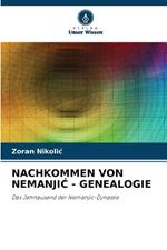 Nachkommen Von NemanjiĆ - Genealogie