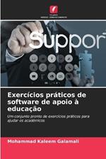 Exercícios práticos de software de apoio à educação