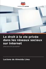 Le droit ? la vie priv?e dans les r?seaux sociaux sur Internet