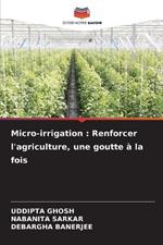 Micro-irrigation: Renforcer l'agriculture, une goutte ? la fois