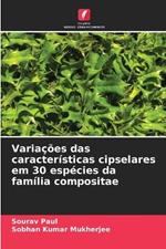 Varia??es das caracter?sticas cipselares em 30 esp?cies da fam?lia compositae