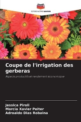 Coupe de l'irrigation des gerberas - Jessica Piroli,Marcia Xavier Peiter,Adroaldo Dias Robaina - cover