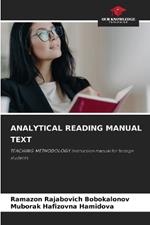 Analytical Reading Manual Text