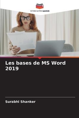 Les bases de MS Word 2019 - Surabhi Shanker - cover