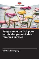 Programme de Goi pour le d?veloppement des femmes rurales