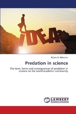 Predation in science - Biljana Maluckov - cover