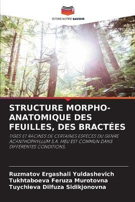 Structure Morpho-Anatomique Des Feuilles, Des Bractées - Ruzmatov Ergashali Yuldashevich,Tukhtaboeva Feruza Murotovna,Tuychieva Dilfuza Sidikjonovna - cover
