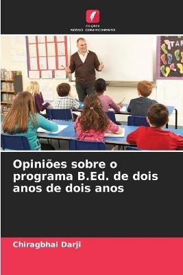 Opiniões sobre o programa B.Ed. de dois anos de dois anos - Chiragbhai Darji - cover