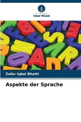 Aspekte der Sprache - Zafar Iqbal Bhatti - cover