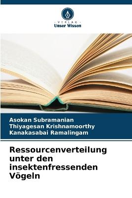 Ressourcenverteilung unter den insektenfressenden Vögeln - Asokan Subramanian,Thiyagesan Krishnamoorthy,Kanakasabai Ramalingam - cover