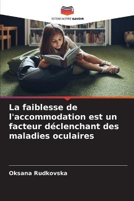 La faiblesse de l'accommodation est un facteur déclenchant des maladies oculaires - Oksana Rudkovska - cover