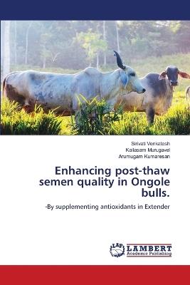 Enhancing post-thaw semen quality in Ongole bulls. - Sirivati Venkatesh,Kailasam Murugavel,Arumugam Kumaresan - cover