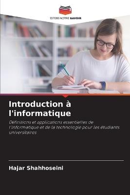 Introduction à l'informatique - Hajar Shahhoseini - cover