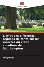 L'effet des différents régimes de tonte sur les insectes du vieux cimetière de Southampton