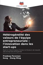 Hétérogénéité des valeurs de l'équipe entrepreneuriale: l'innovation dans les start-ups