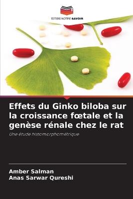 Effets du Ginko biloba sur la croissance foetale et la genèse rénale chez le rat - Amber Salman,Anas Sarwar Qureshi - cover