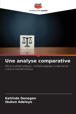 Une analyse comparative - Kehinde Denegan,Ibukun Adeleye - cover