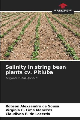 Salinity in string bean plants cv. Pitiúba - Robson Alexsandro de Sousa,Virginia C Lima Menezes,Claudivan F de Lacerda - cover