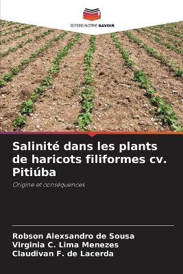 Salinité dans les plants de haricots filiformes cv. Pitiúba - Robson Alexsandro de Sousa,Virginia C Lima Menezes,Claudivan F de Lacerda - cover
