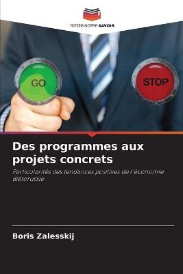 Des programmes aux projets concrets - Boris Zalesskij - cover