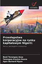 Przestepstwa korporacyjne na rynku kapitalowym Nigerii