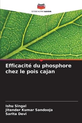 Efficacité du phosphore chez le pois cajan - Ishu Singal,Jitender Kumar Sandooja,Sarita Devi - cover