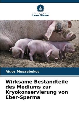 Wirksame Bestandteile des Mediums zur Kryokonservierung von Eber-Sperma - Aidos Musaebekov - cover