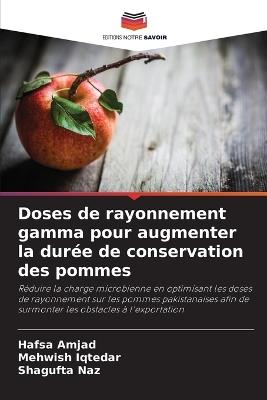 Doses de rayonnement gamma pour augmenter la durée de conservation des pommes - Hafsa Amjad,Mehwish Iqtedar,Shagufta Naz - cover
