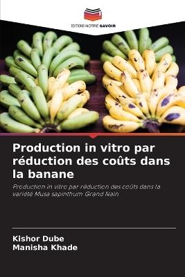 Production in vitro par réduction des coûts dans la banane - Kishor Dube,Manisha Khade - cover
