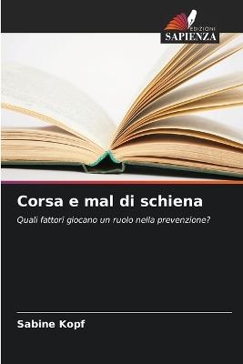 Corsa e mal di schiena - Sabine Kopf - cover