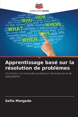 Apprentissage basé sur la résolution de problèmes - Sofia Morgado - cover