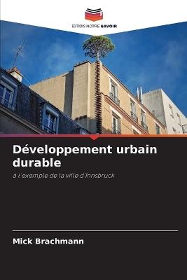 Développement urbain durable - Mick Brachmann - cover