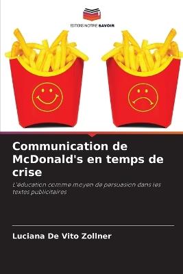 Communication de McDonald's en temps de crise - Luciana de Vito Zollner - cover