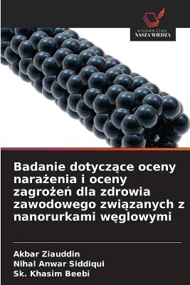 Badanie dotyczące oceny narażenia i oceny zagrożeń dla zdrowia zawodowego związanych z nanorurkami węglowymi - Akbar Ziauddin,Nihal Anwar Siddiqui,Sk Khasim Beebi - cover