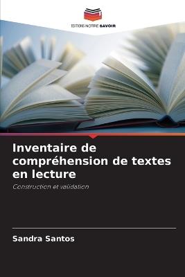 Inventaire de compréhension de textes en lecture - Sandra Santos - cover